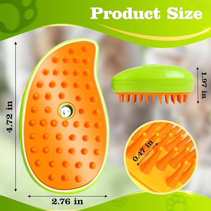 Cepillo Vapor para Mascotas 3 en 1