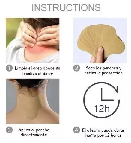 Parche Aliviador de Dolor para el Cuello