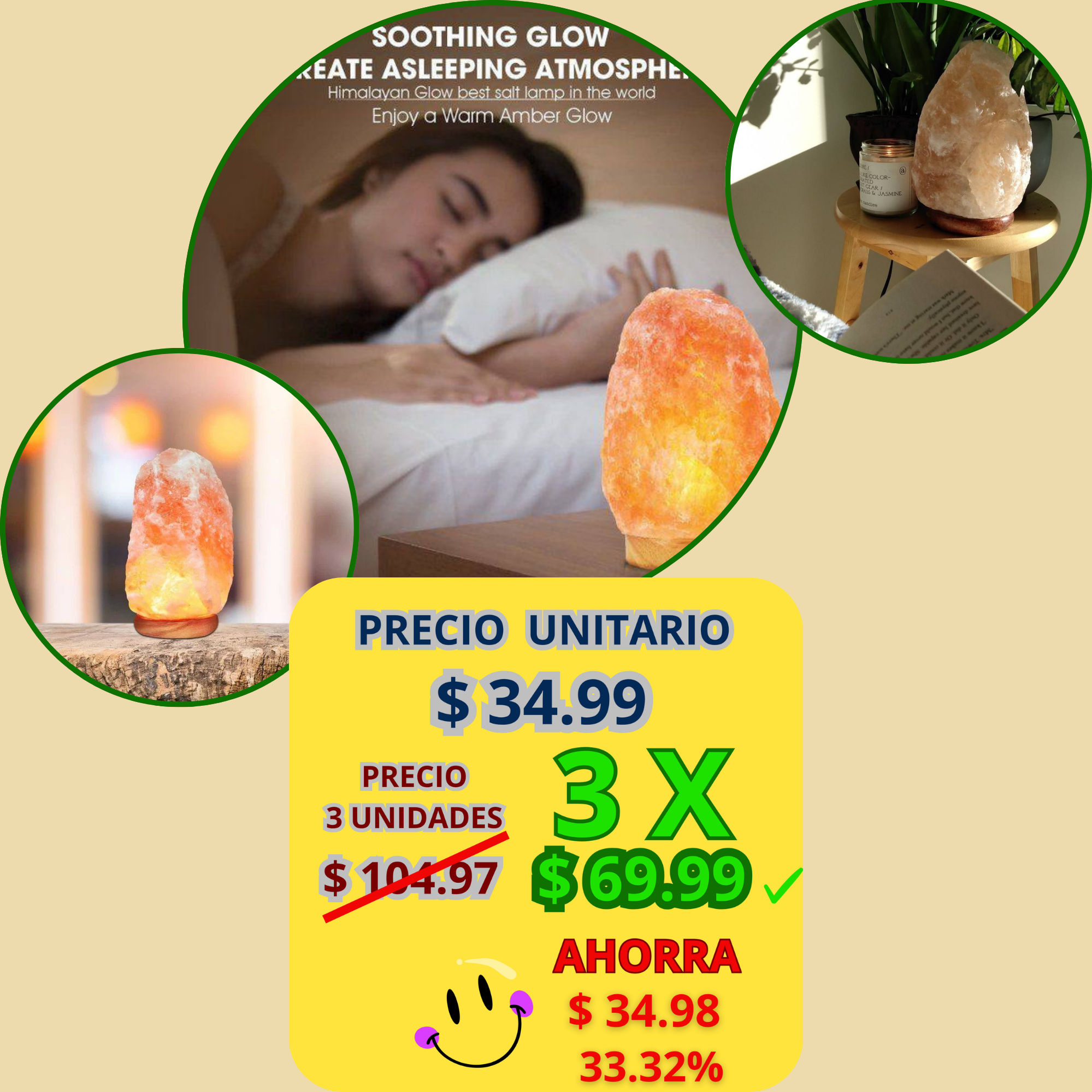 Lámpara de Sal Himalaya Natural