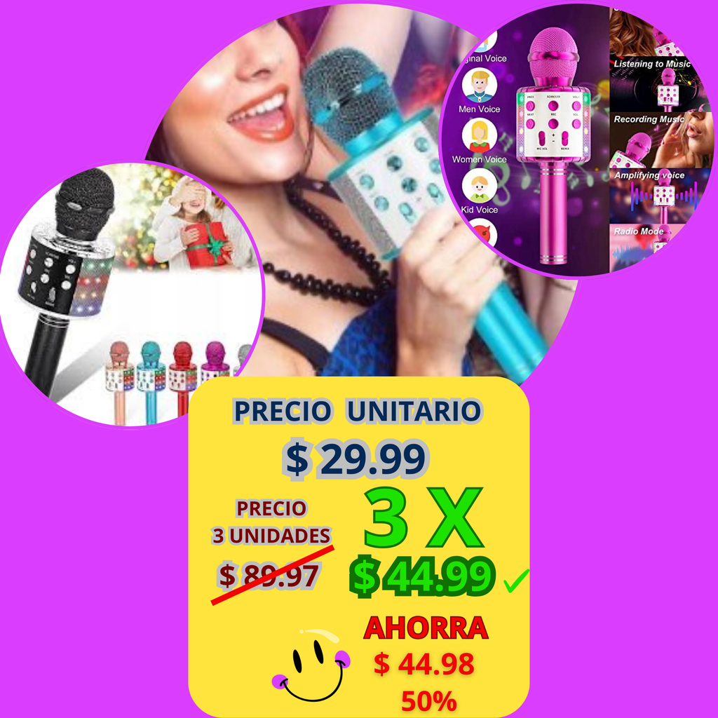 Micrófono Karaoke Parlante