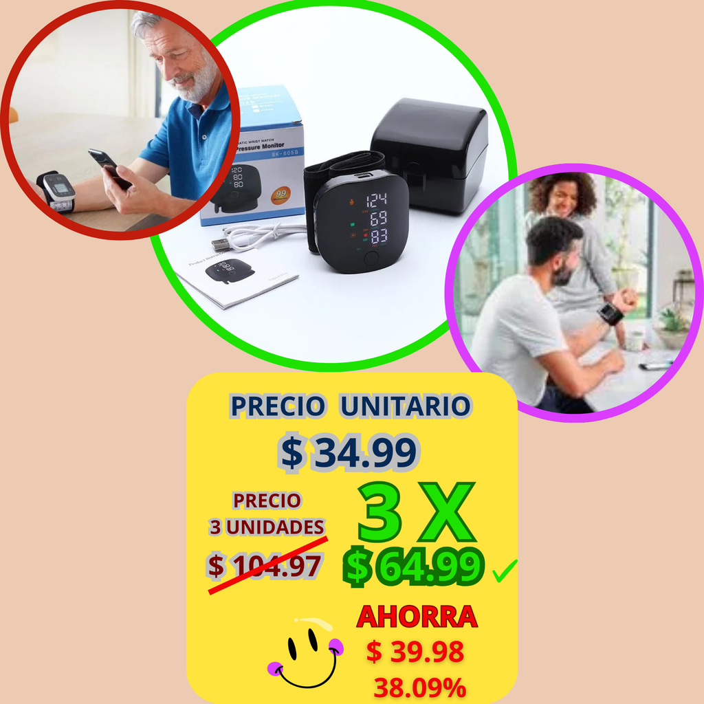 Tensiómetro de Muñeca