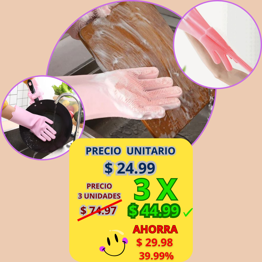 Guante Magic Scrub de Silicona