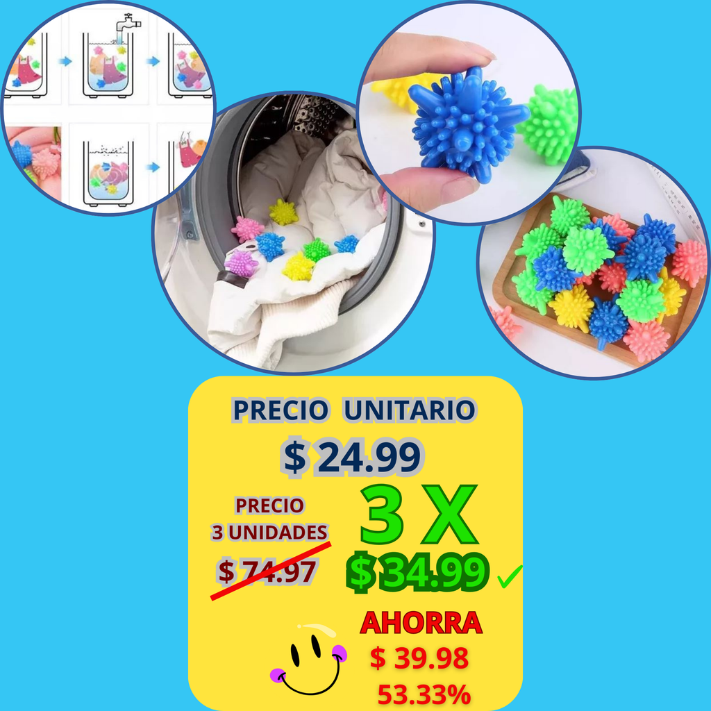 Pelotas para Lavadora, Filtra Pelusa