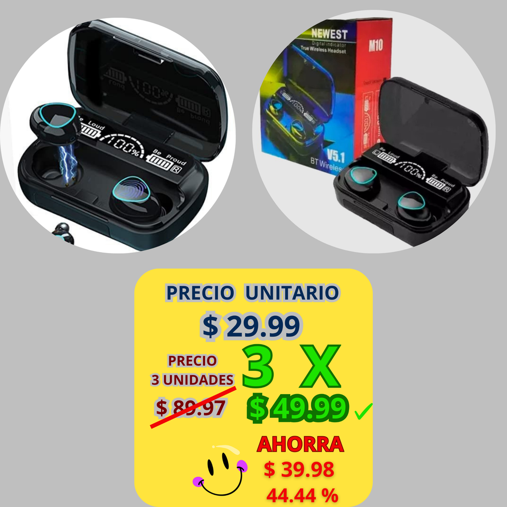 Auriculares M10, Audifonos Inalambricos