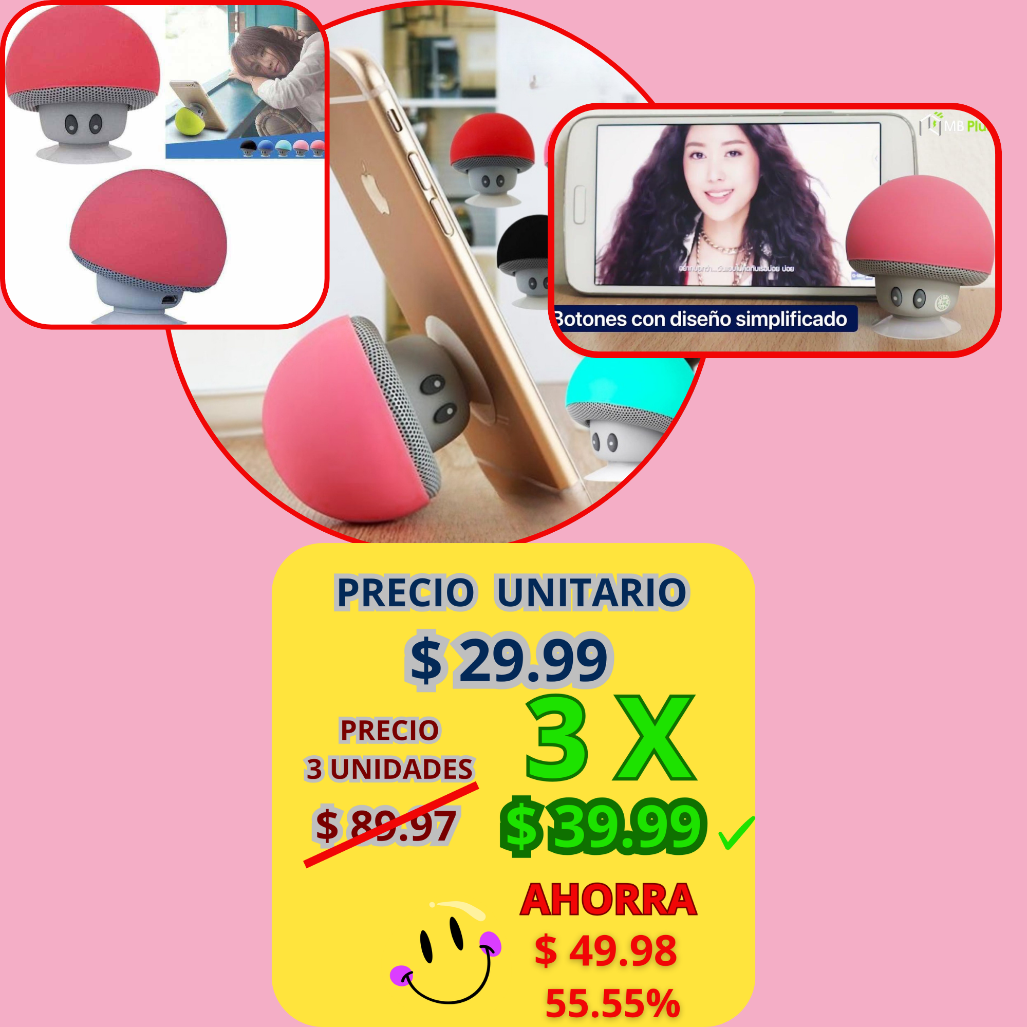 Mini Parlante Bluetooth HONGO