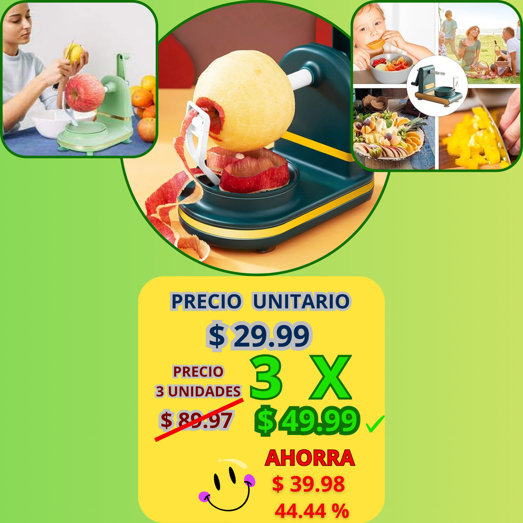 Pelador de Frutas Manual Multifuncional