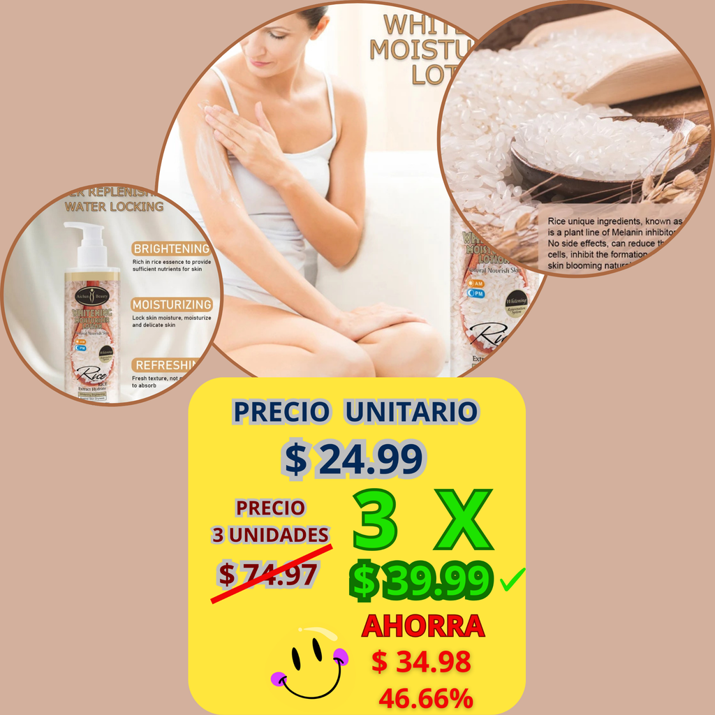 Loción de Arroz Blanqueadora
