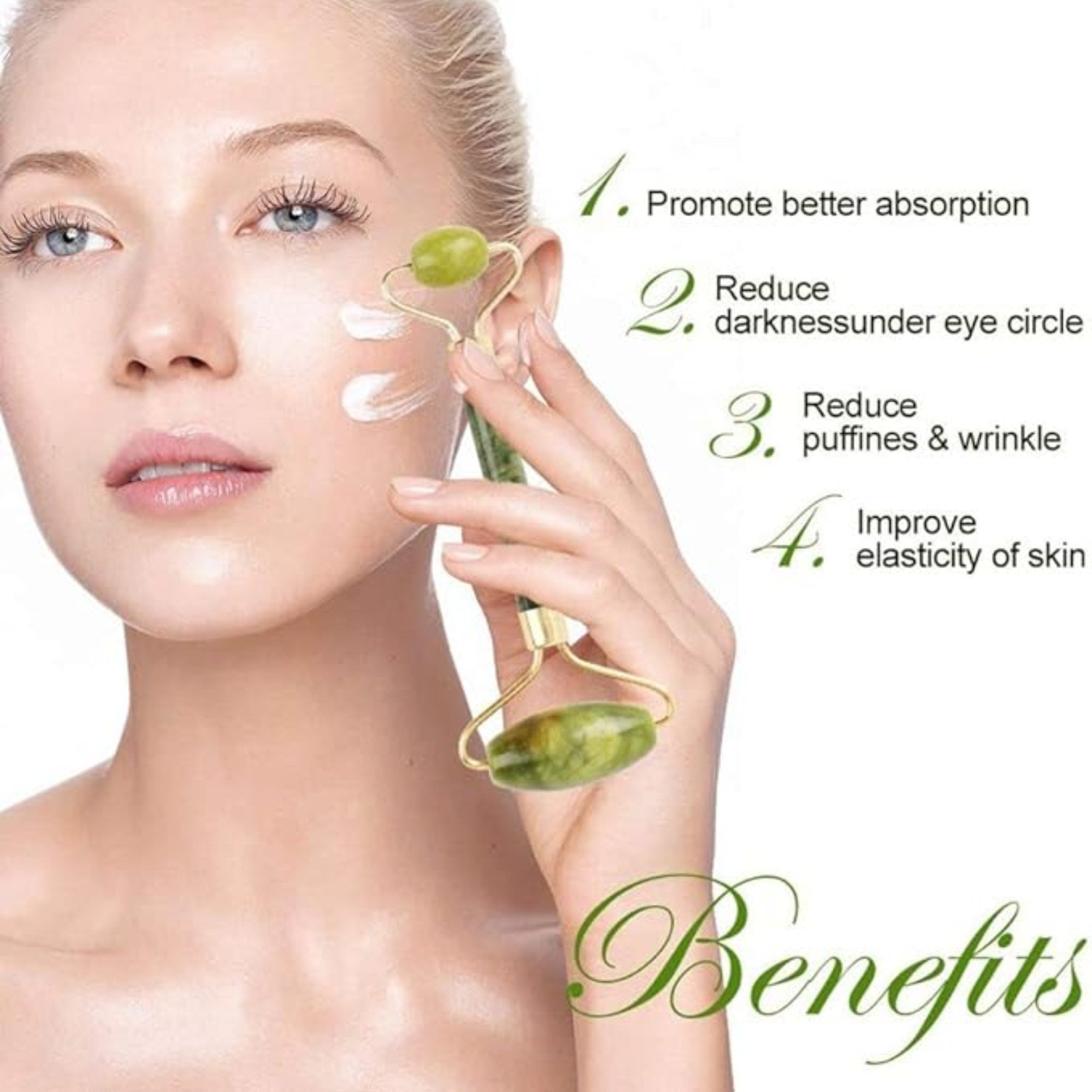 Rodillo de Jade, Masajeador Facial