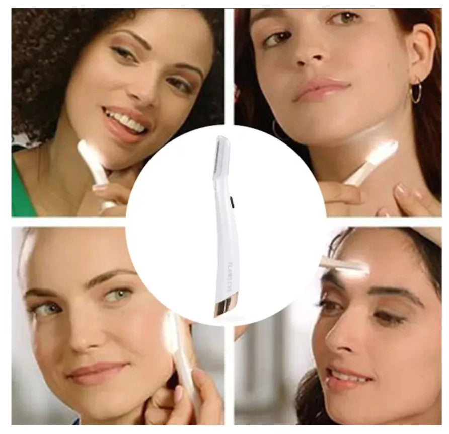 Depilador Facial Luz Led +6 Cabezas