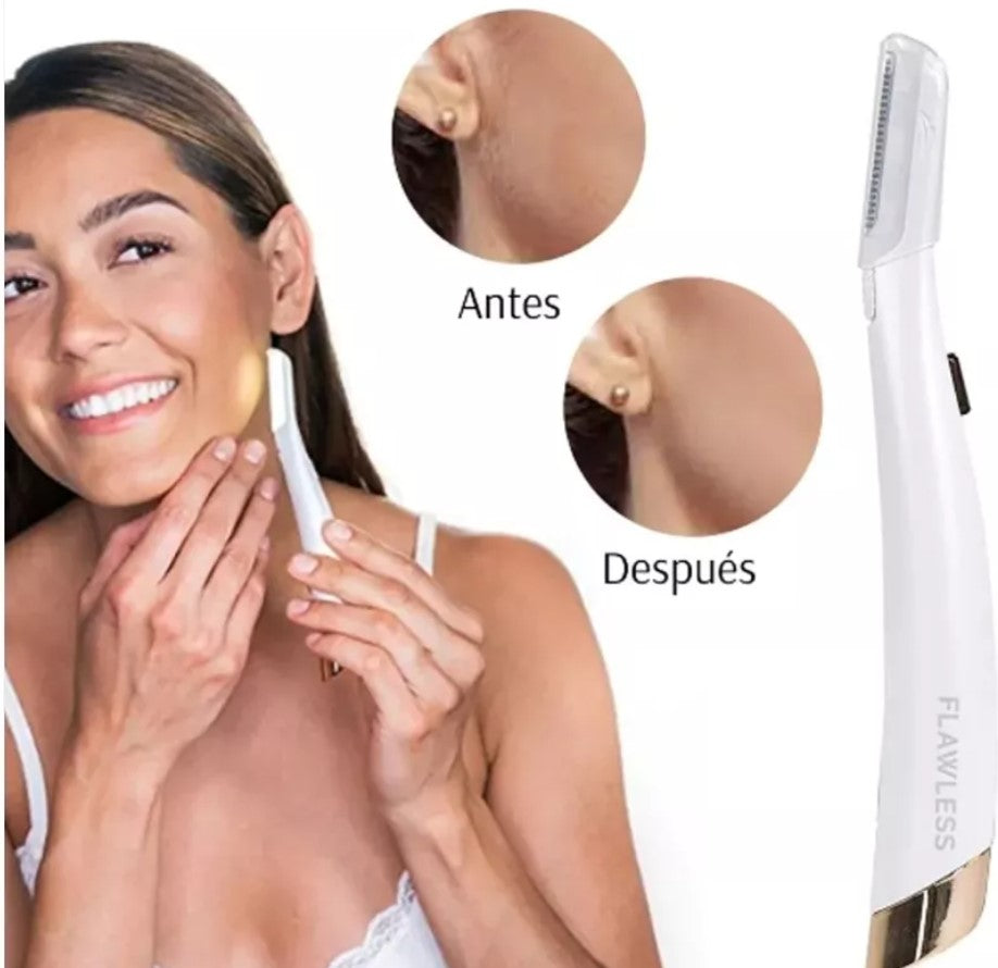 Depilador Facial Luz Led +6 Cabezas